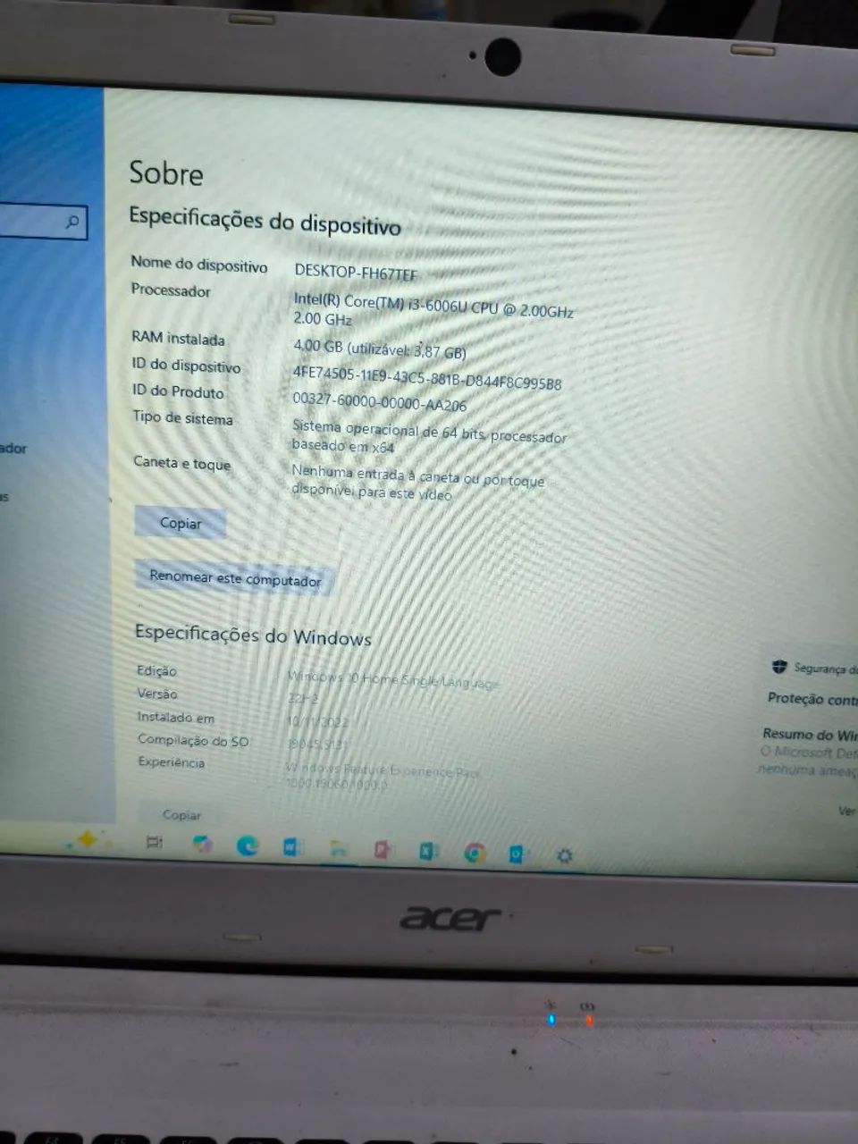 Notebook Acer  - Foto 5
