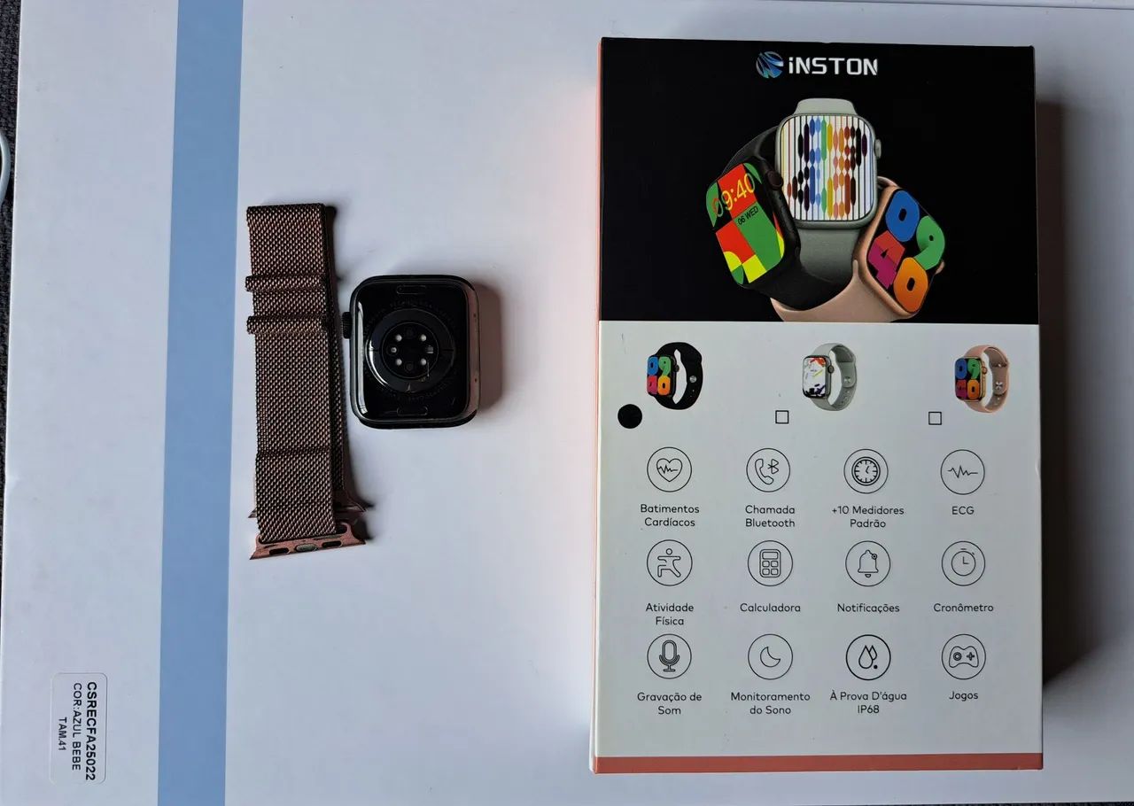 Smartwatch Inston Q9 NFC HD 1.74? Mini + Vários Acessórios, original.<br> - Foto 5