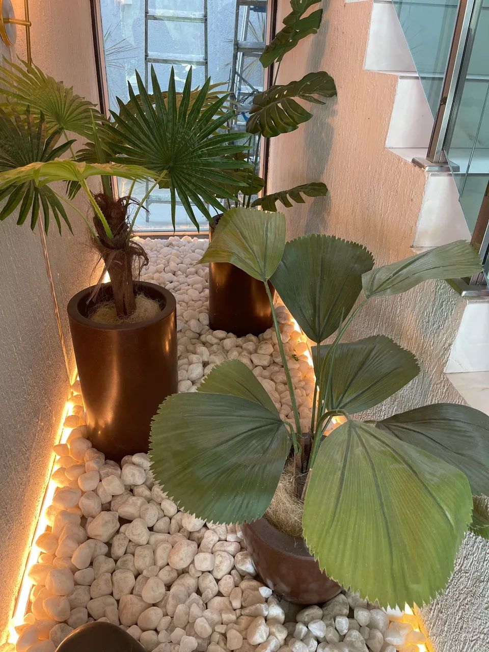 Vasos com planta artificial  - Foto 3