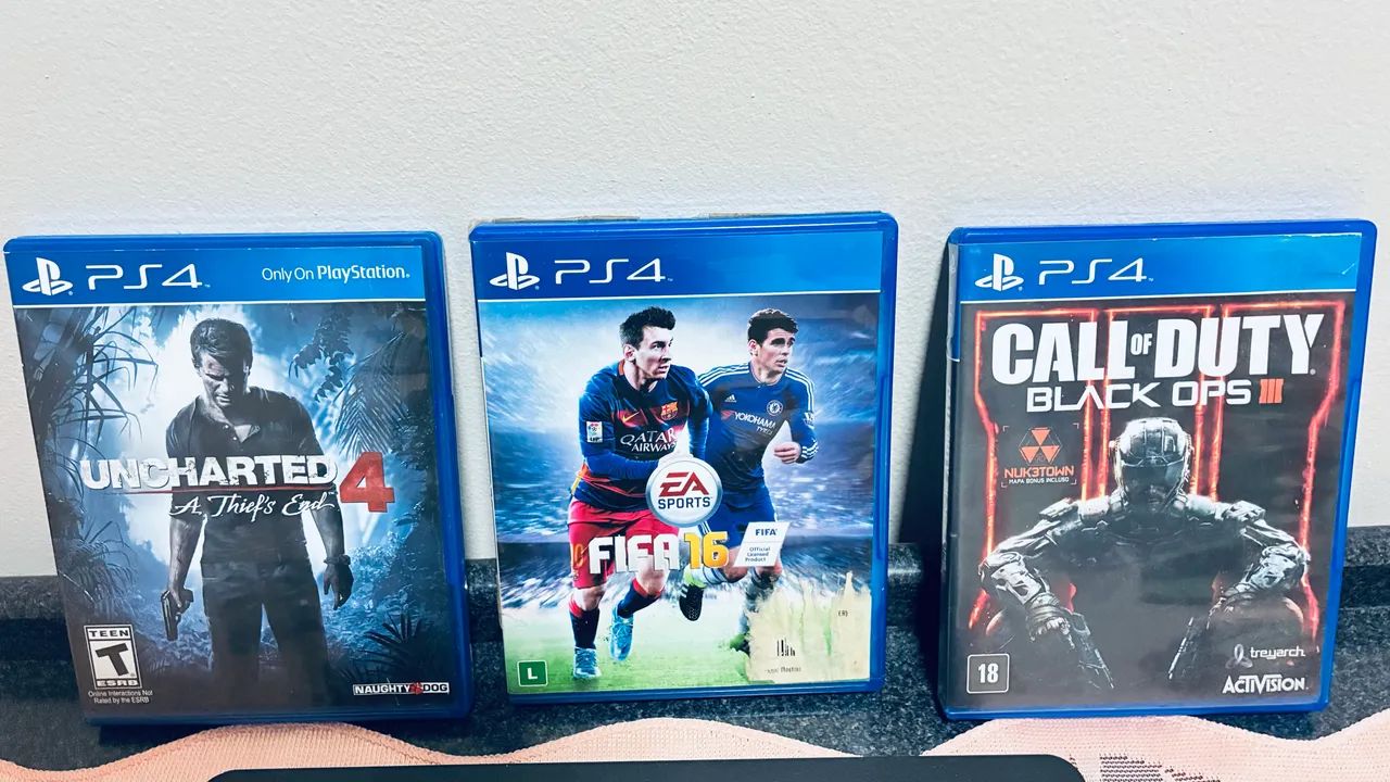 PS4 Completo - Conservado e Pronto para Jogar - Consoles de Vídeo