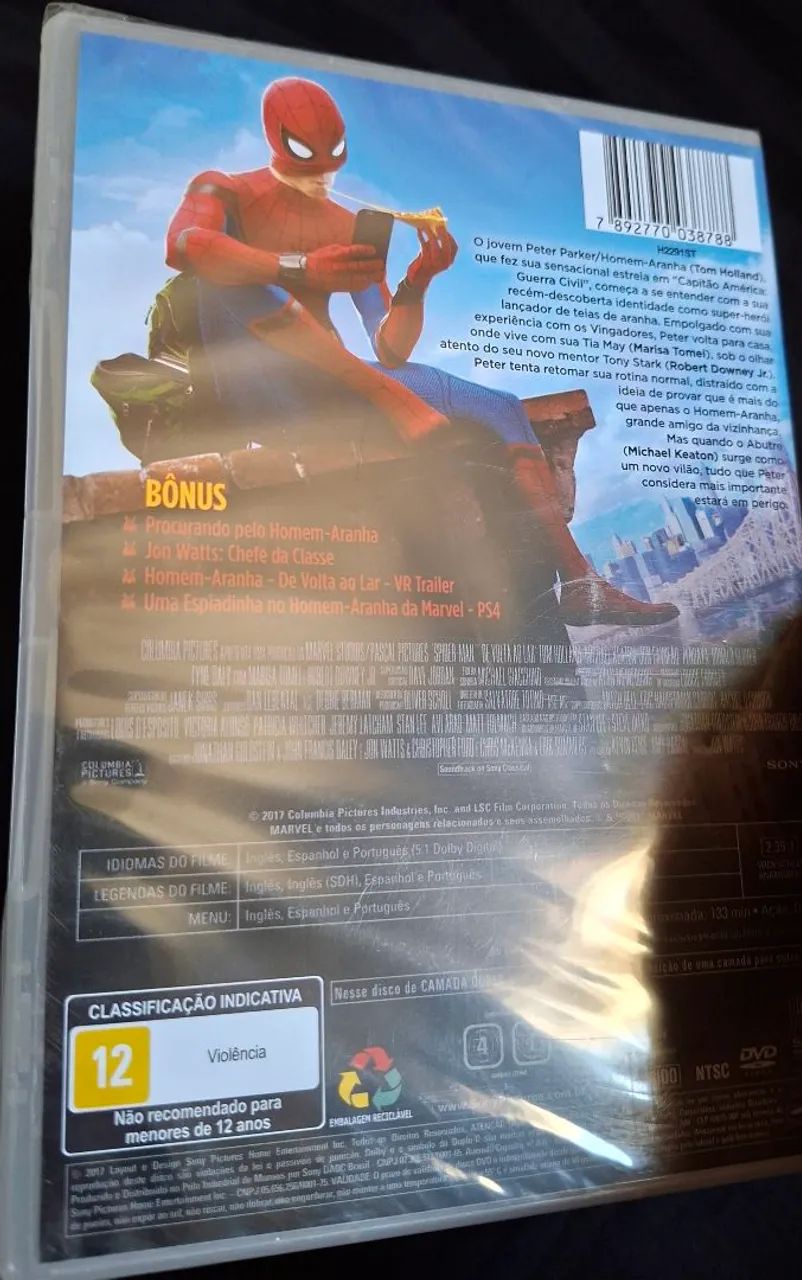 DVD original LACRADO homem aranha de volta ao lar  - Foto 4
