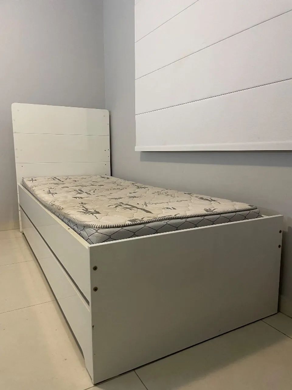 Cama de solteiro com cama auxiliar. Acompanha 1 colchão.  - Foto 3