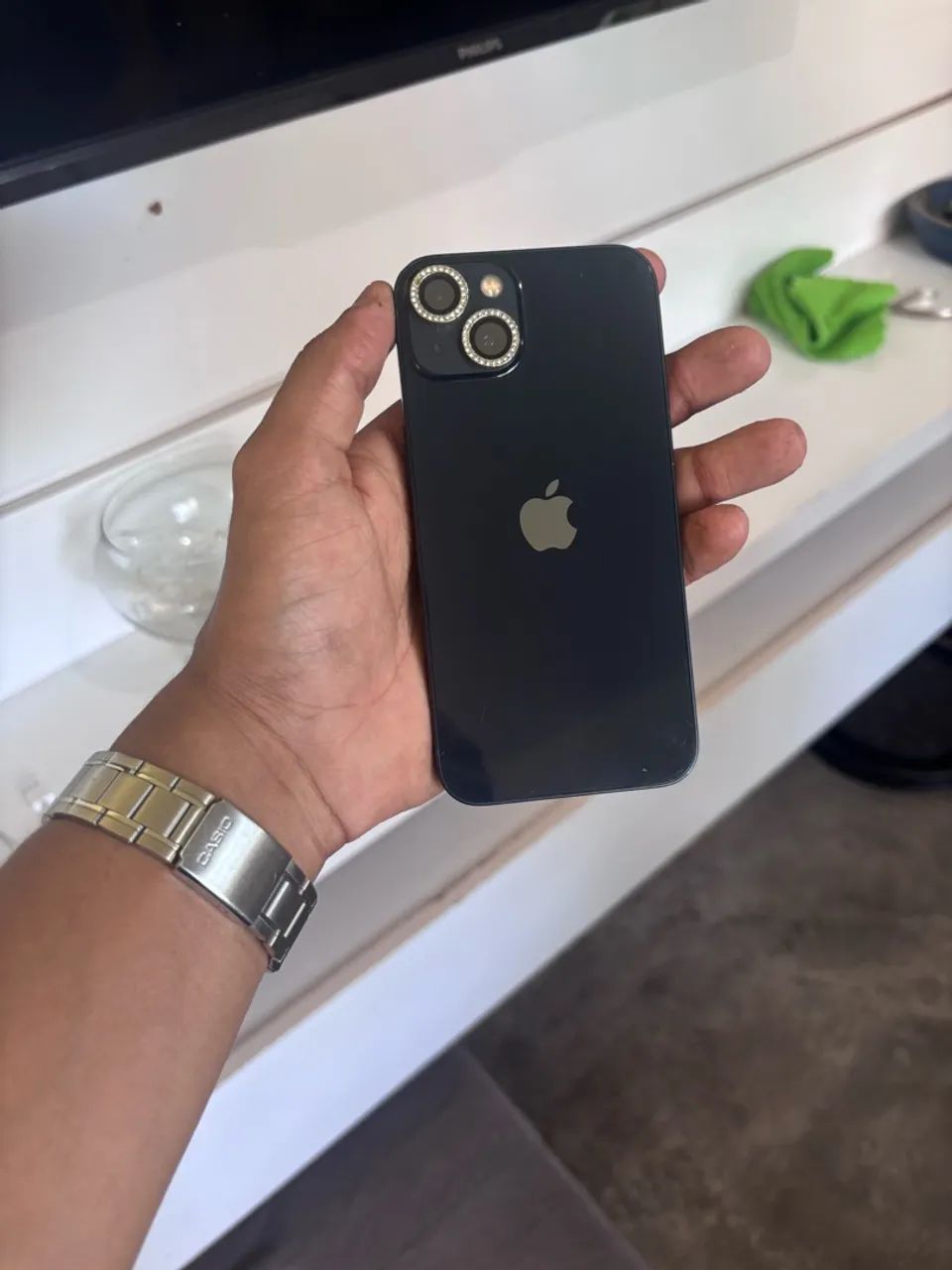 iPhone 13 128GB Meia-Noite - Bateria 85% - Original - Foto 2