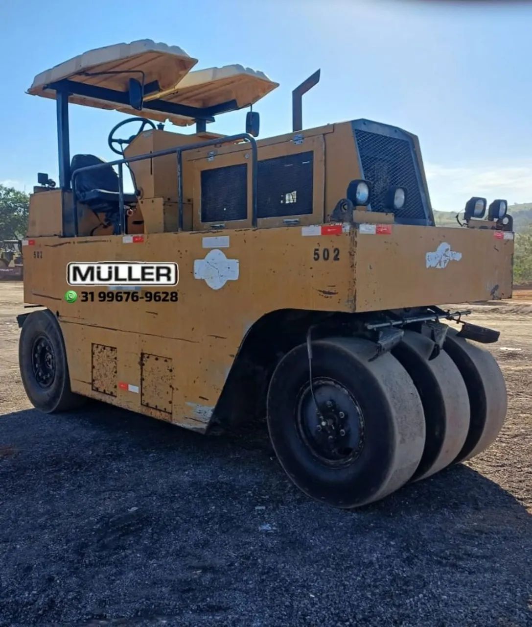 Compactador de Solo Pneu