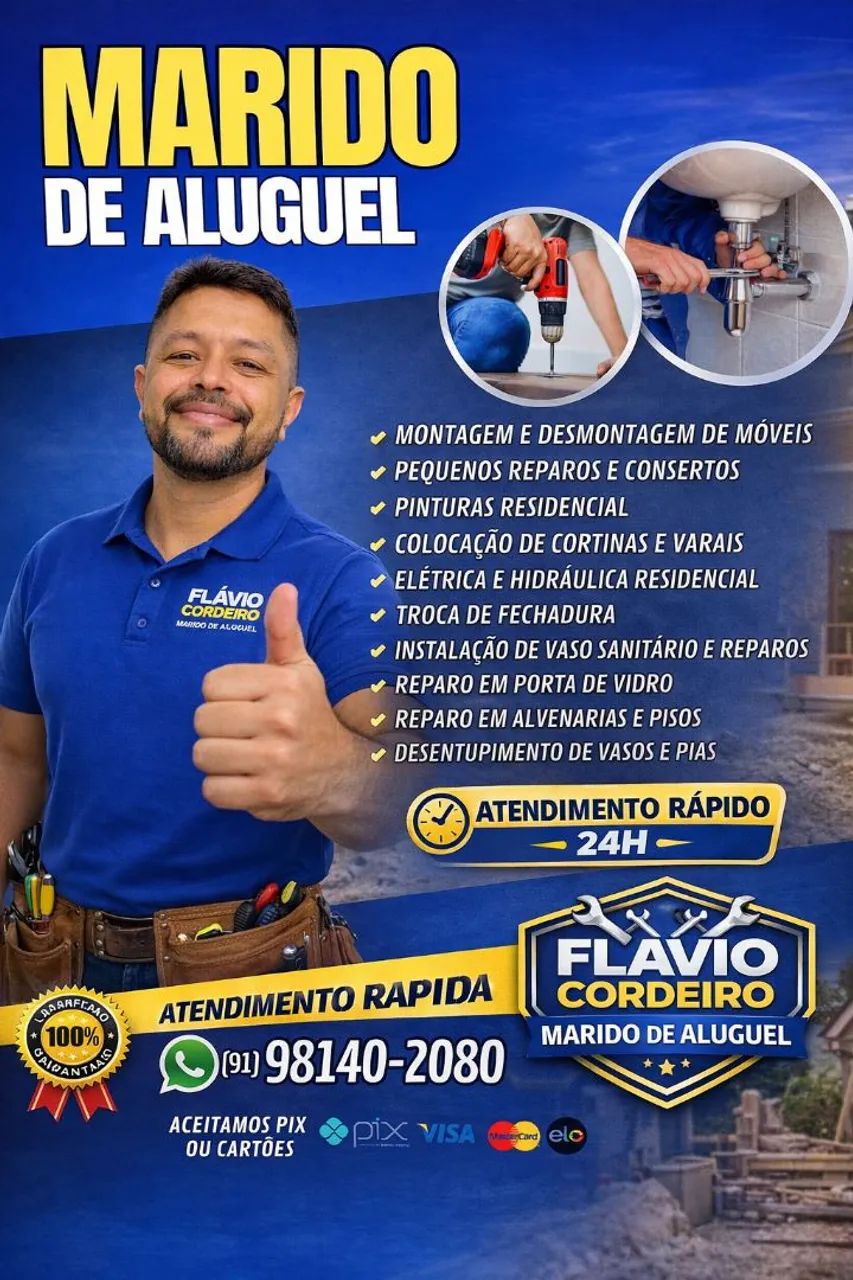 MARIDO DE ALUGUEL - FAZ TUDO ?<br>? Belém e Ananindeua