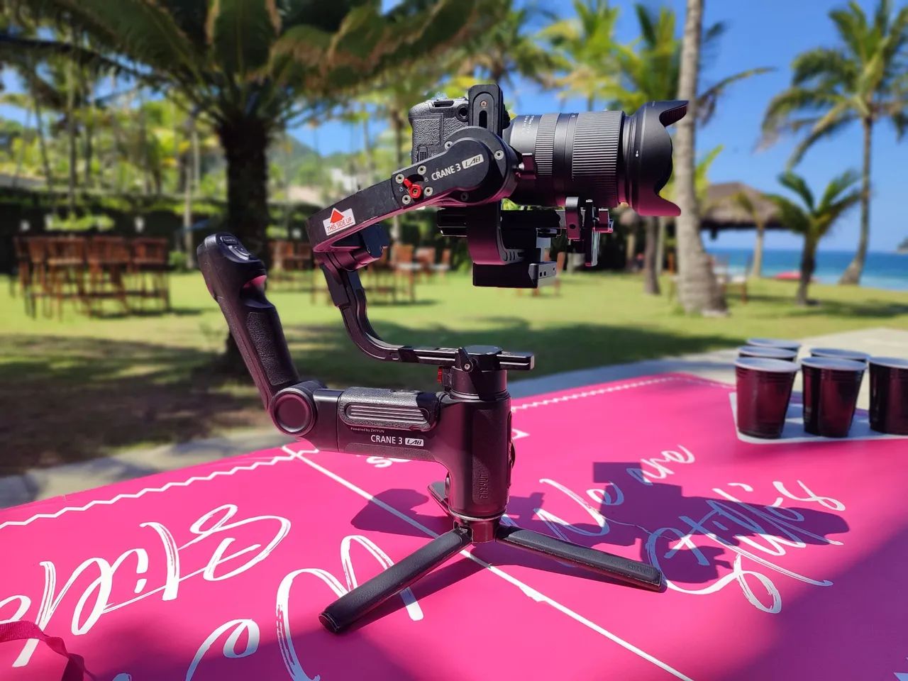 Gimbal Zhiyun Crane 3 Lab - Câmeras e Filmadoras - Vila Menck