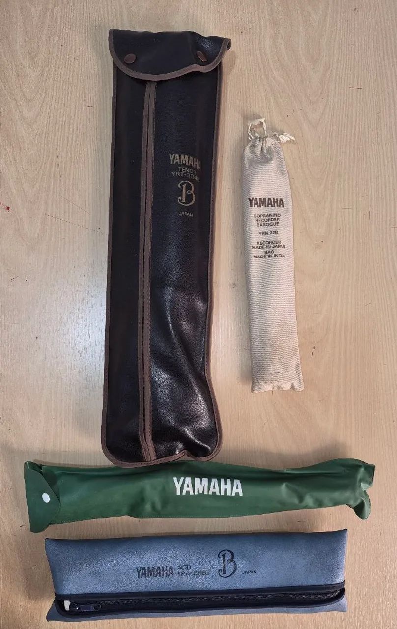Kit com 4 flautas doce marca Yamaha  - Foto 3