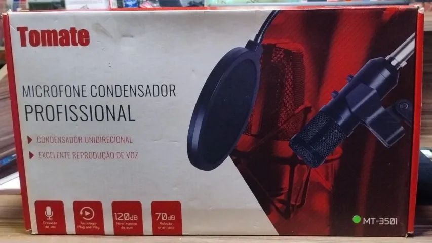microfone condensador profissional
