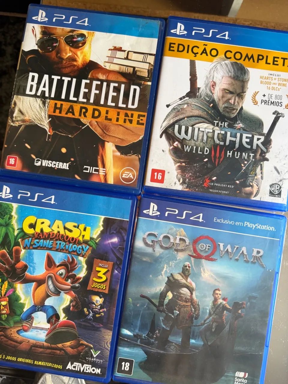 LOTE jogos ps4 e controles  - Foto 2