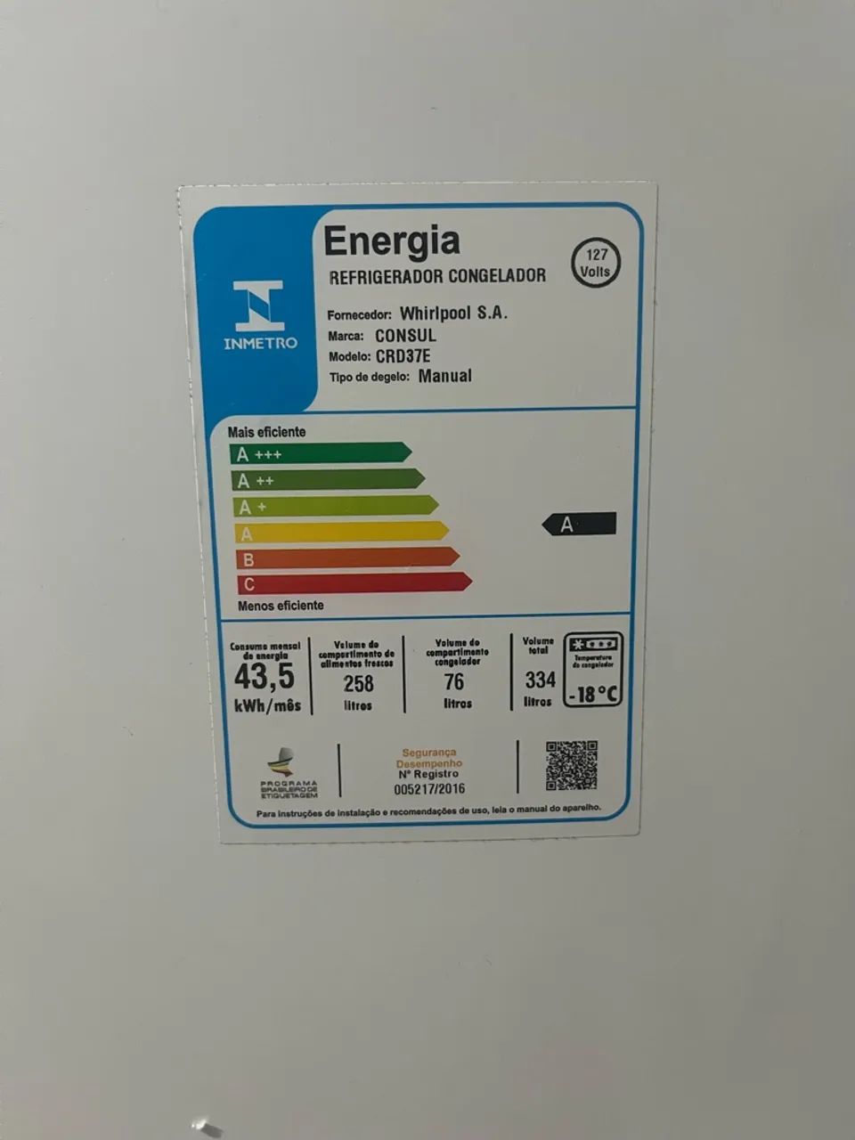 ? GELADEIRA CONSUL 334L - SEMI-NOVA - Foto 2