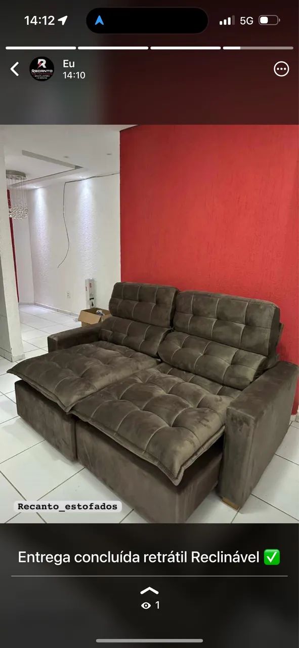 Sofá retrátil reclináveis da fábrica pronta entrega  - Foto 2