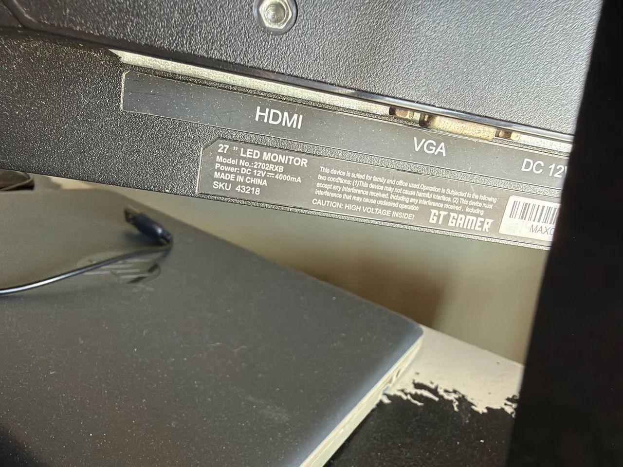 Monitor led27 grau gamer profissional  - Foto 5