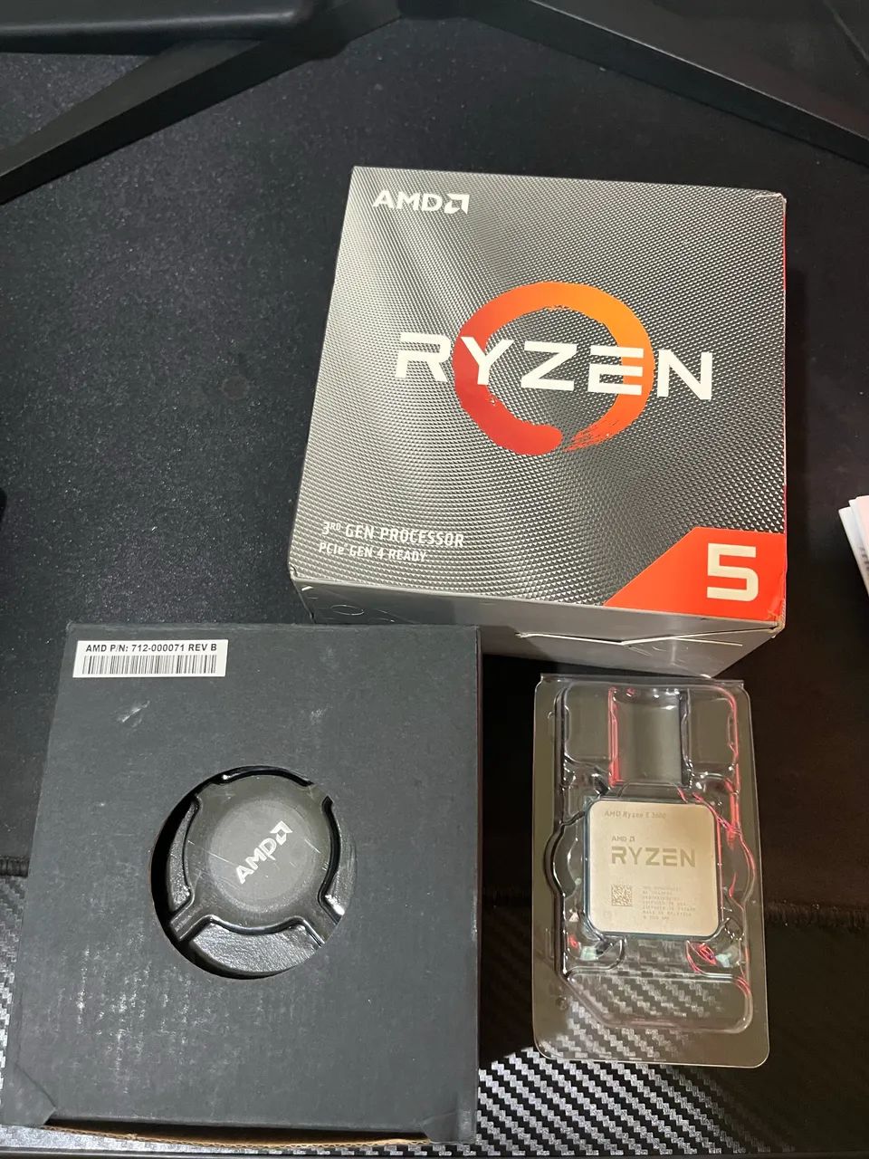 Processador Ryzen 5 3600 na caixa original