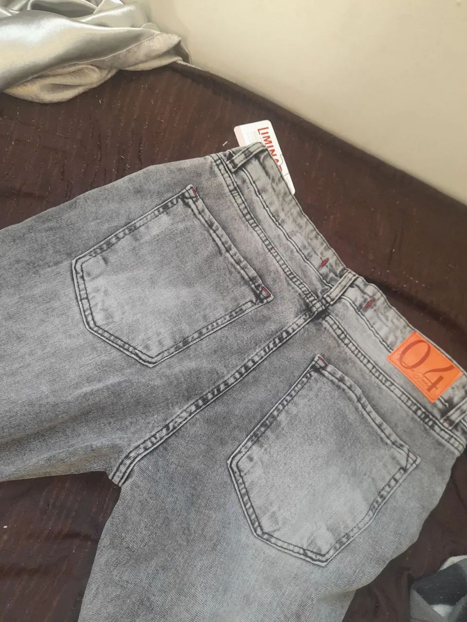 Calça jeans skinny cinza qualidade Premium - Foto 3