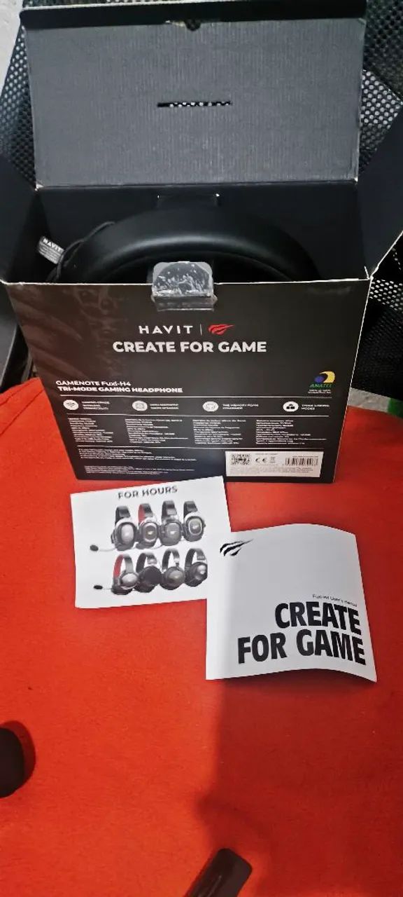 Headset Fuxi h4 com microfone e sem fio - Foto 6