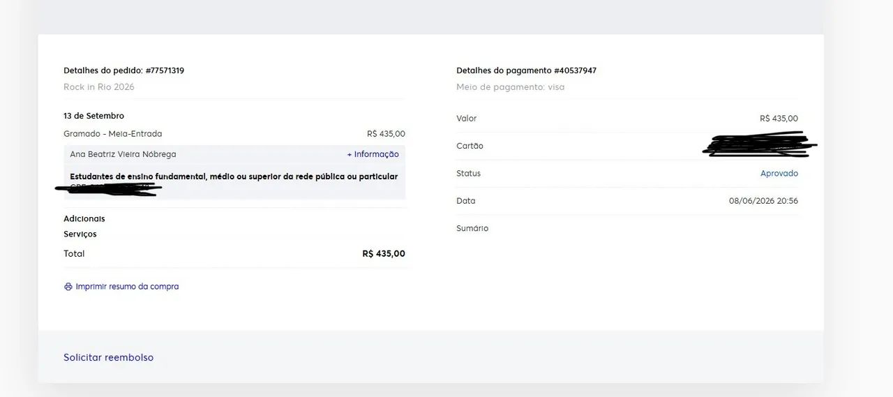 ingresso rock in rio  - Foto 3