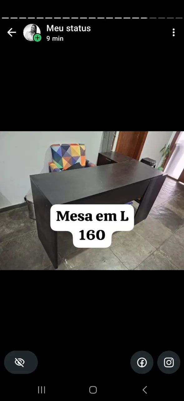 Mesa em L
