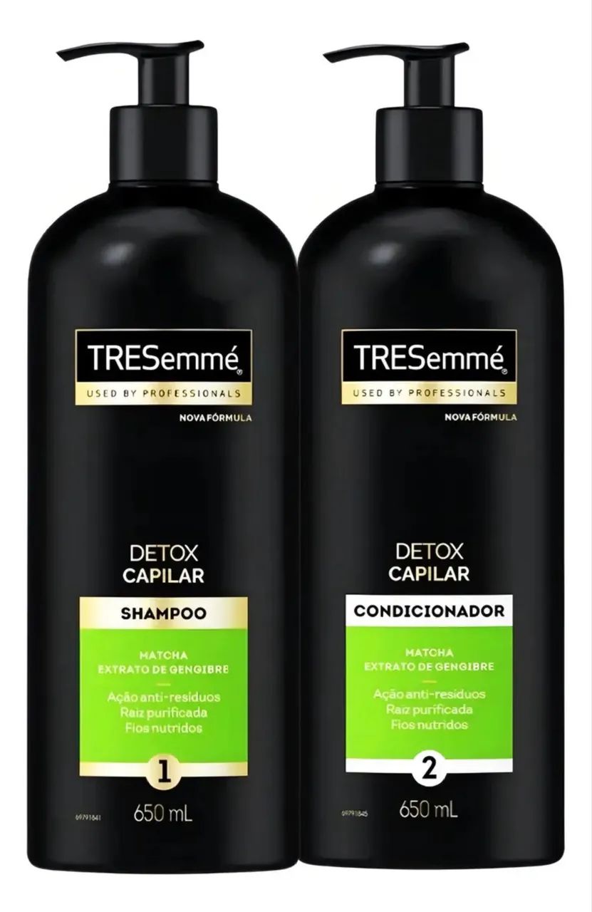 Kit Tresemmé Shampoo E Condicionador Detox Capilar 650ml