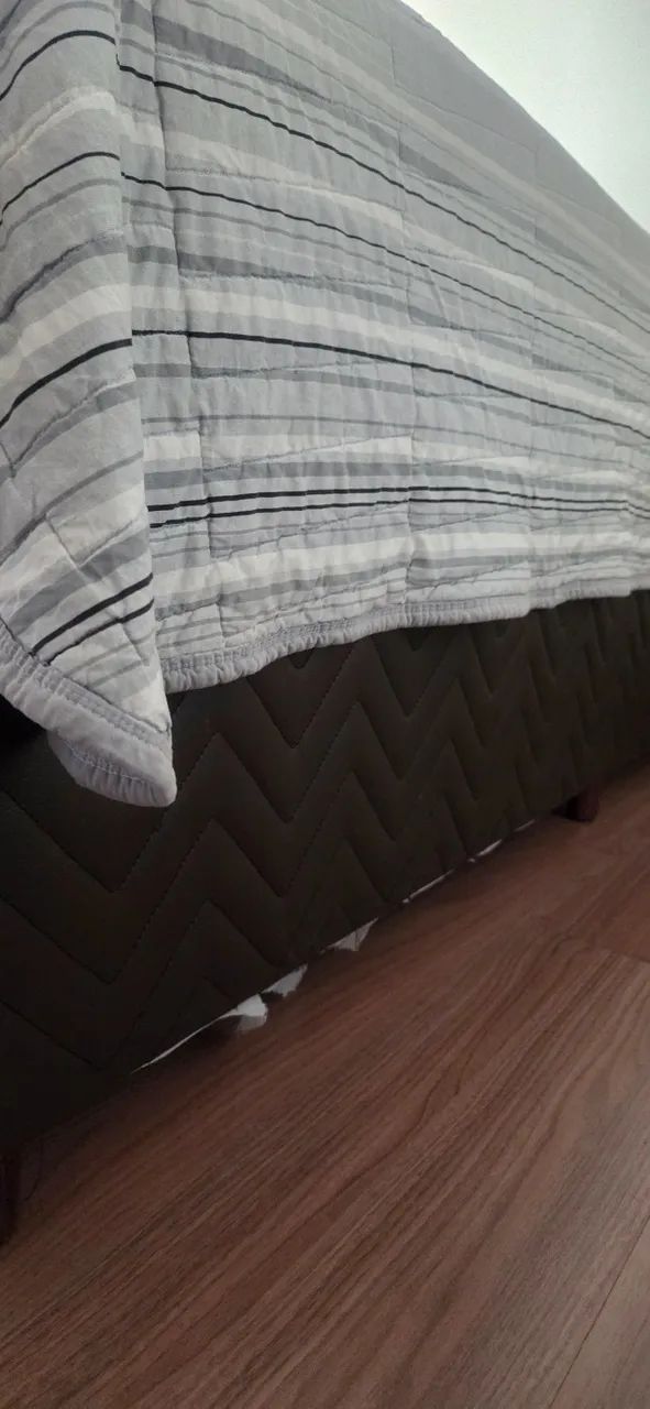 Cama Queen Baú com Colchão - Foto 5