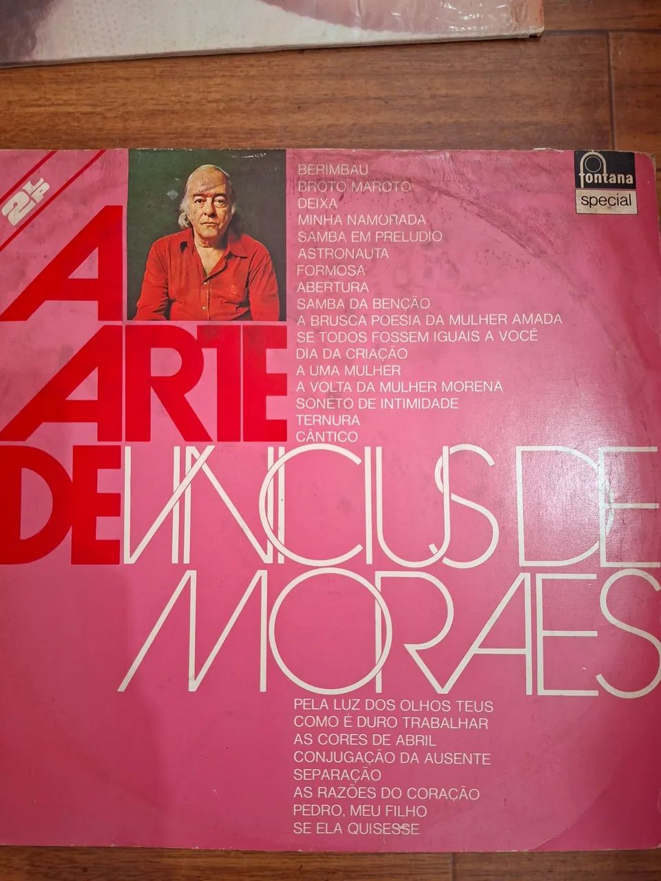 Disco de Vinil A arte de vinicius de moraes 