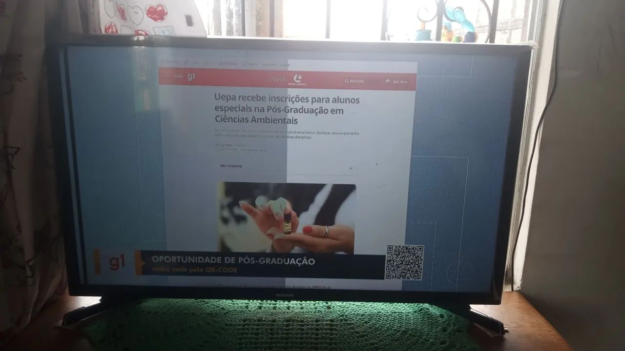 Televisão com defeito de imagem 32 polegadas Samsung  - Foto 2