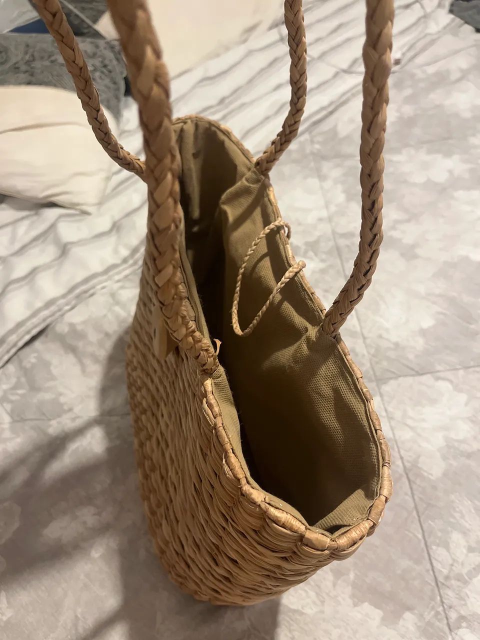 Bolsa de praia em palha - Foto 3