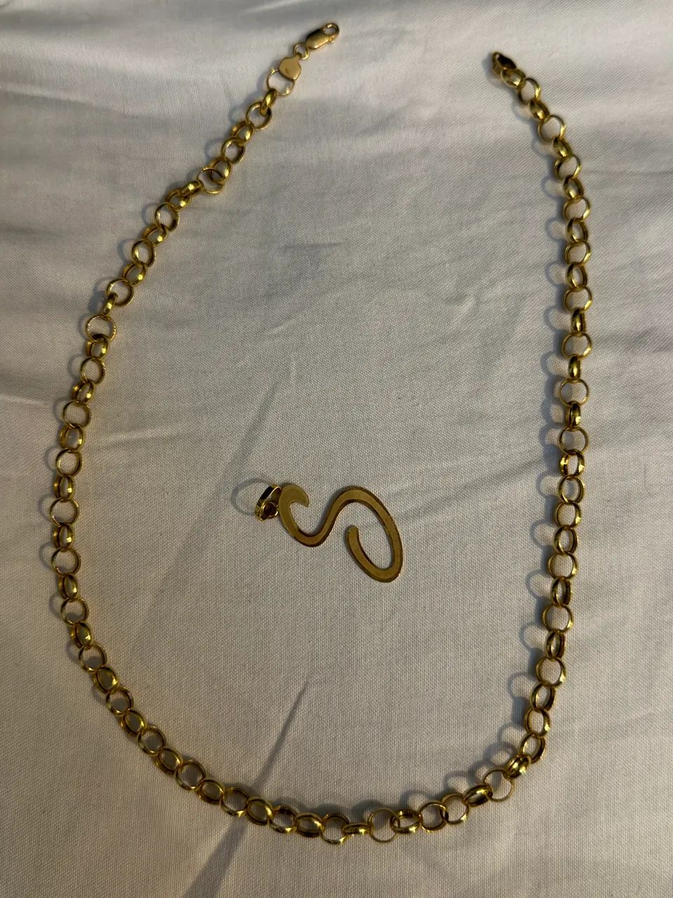 Cordão ouro maciço 