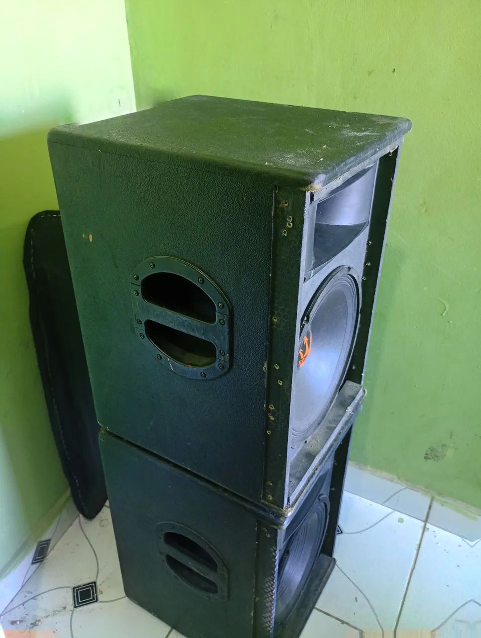 Par de caixa passiva 12 polegadas  - Foto 4