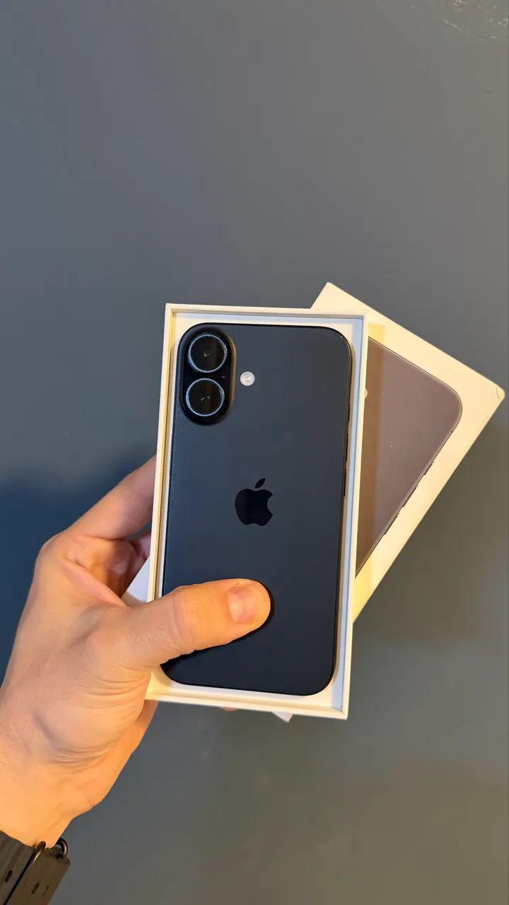 iPhone 16 Black 256GB, Seminovo 89%, Garantia - Foto 3