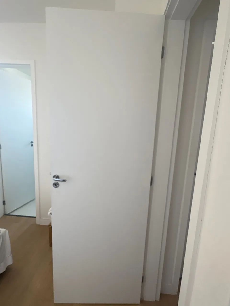 Porta com fechadura 