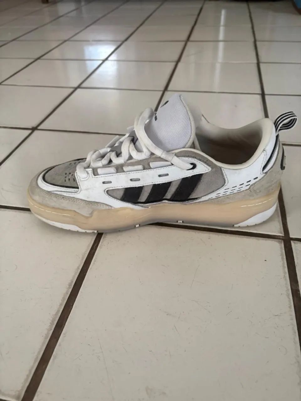 Tenis Adi2000 branco - Foto 4