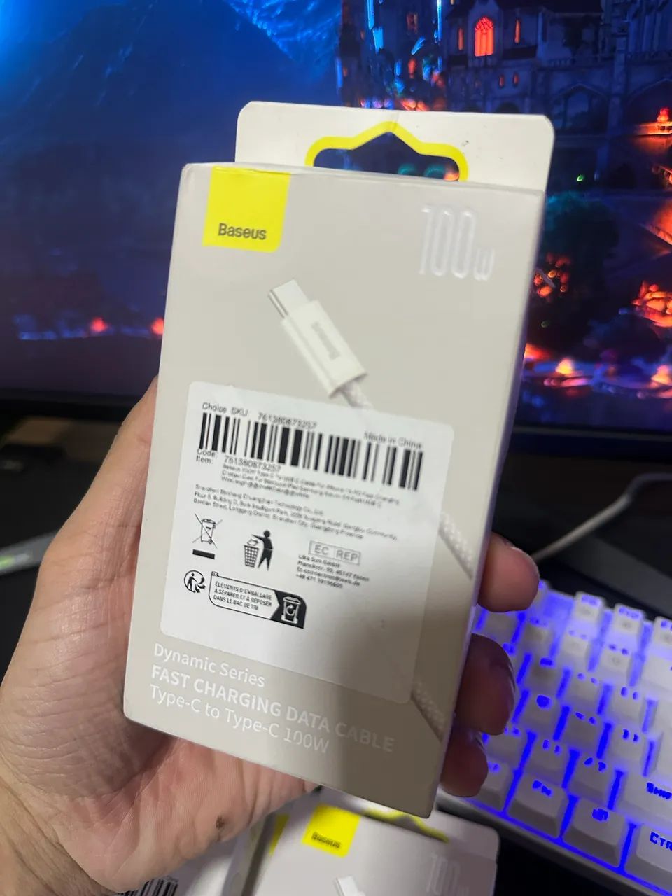Baseus Type-C Cable 100W453825112803256321