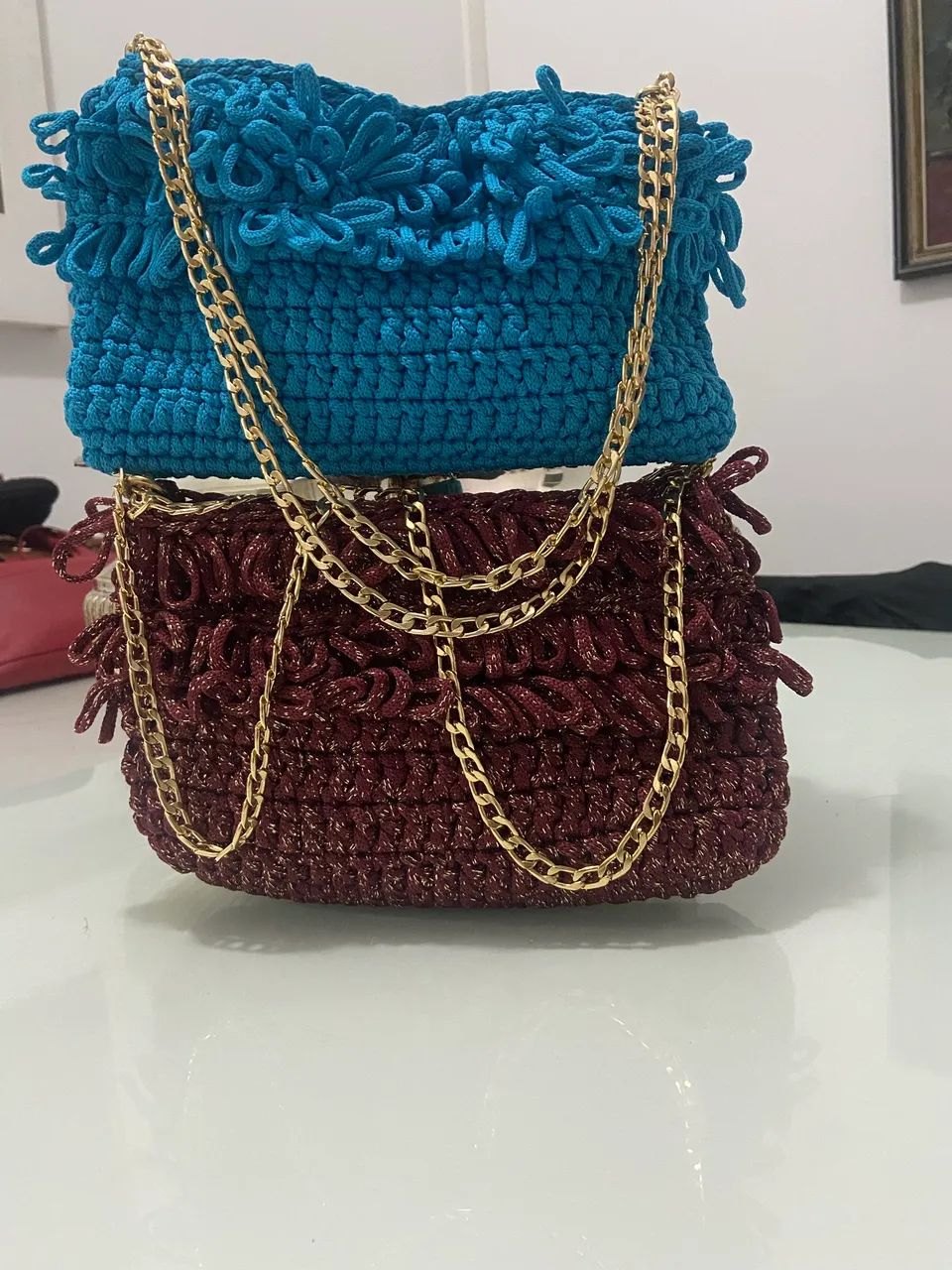 Clutch de crochê linda  - Foto 2