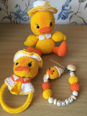 Patinho amigurumi - Foto 3