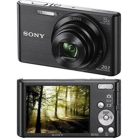 Câmera Digital Sony Cyber Shot Lcd De 2,7' 20.1mp Dsc-W830 Preto - Foto 3
