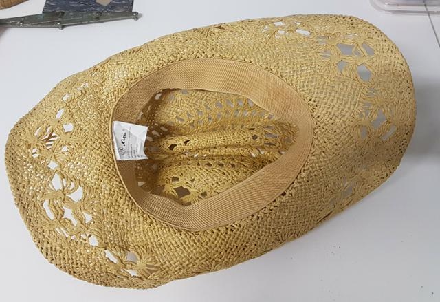 Chapéu tipo palha vazado estilo country feminino - Foto 3