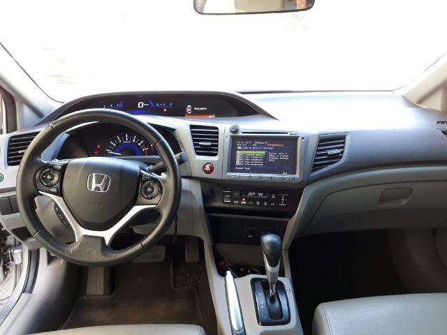 Honda Civic 2.0 LXR com kit multimídia original Honda 2013 - 2014 - Foto 10