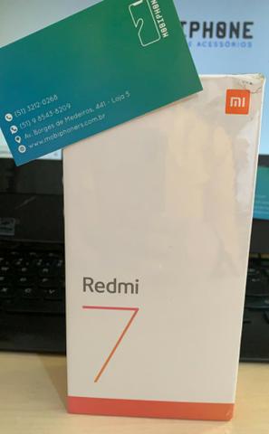 Xiaomi Redmi 7 32GB Preto Novo Lacrado - Nota Fiscal em seu nome - Compra segura!