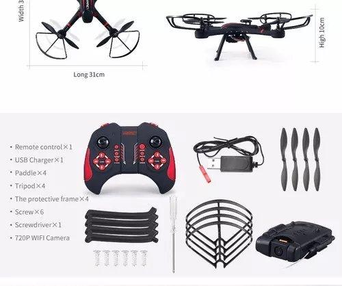 Drone Jjrc H11wh Quad Câmera Fpv Wifi Celular Altitude Hold - Foto 3