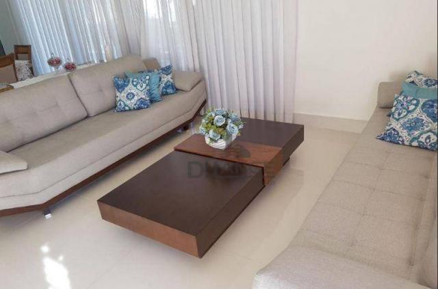 Lindo sobrado com 380m², 4 suítes com ar condicionado, churrasqueira e piscina. - Foto 6