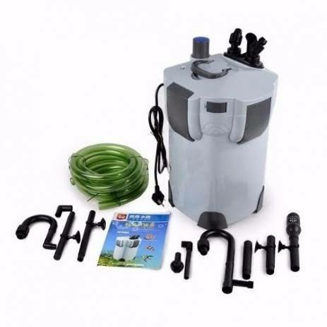 Aquário 340L com base de ferro e filtro canister sunsun 2000ML hora