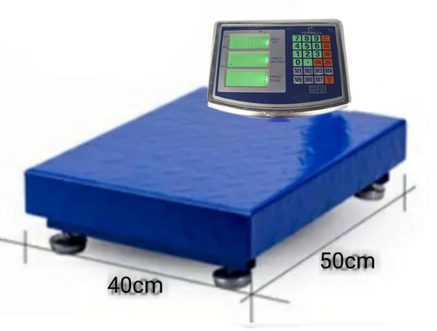 Balança Digital 300kg TCS com Plataforma Comercial Industrial Chão. Ydtech - SKU: 81876 - Foto 3