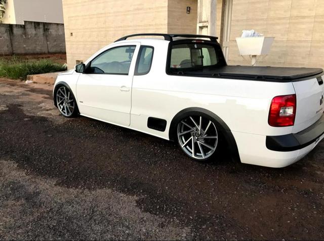 Saveiro trend 1.6 2014 suspensão a ar - Foto 7