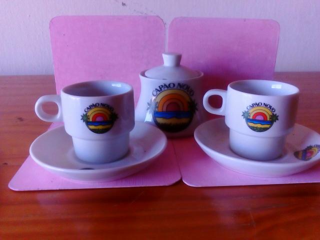 Conjunto de xícaras para cafezinho com açucareiro capão novo - Foto 3