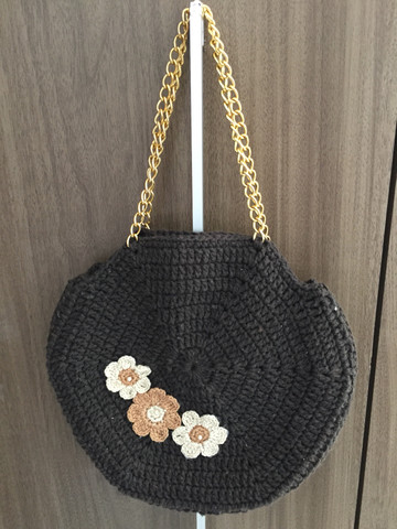 Bolsa Crochê NOVA
