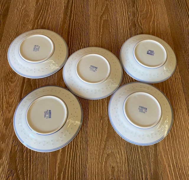 5 pratos de porcelana chinesa  - Foto 3