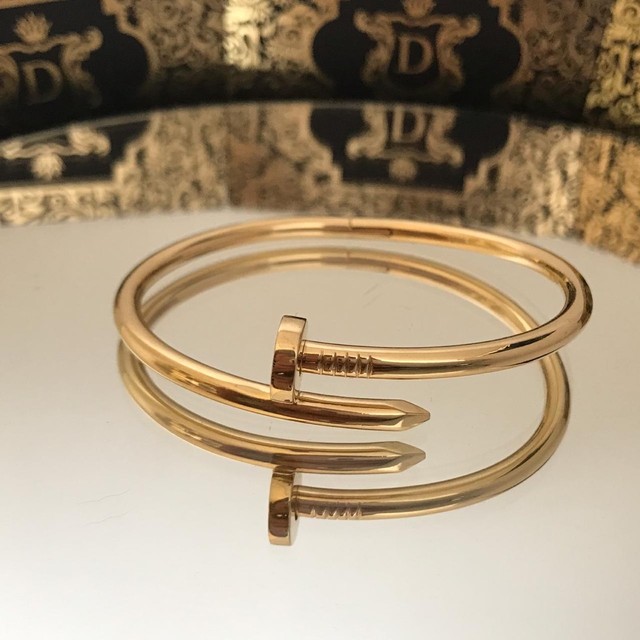 Bracelete Cartier Prego em Ouro 18k - Foto 3