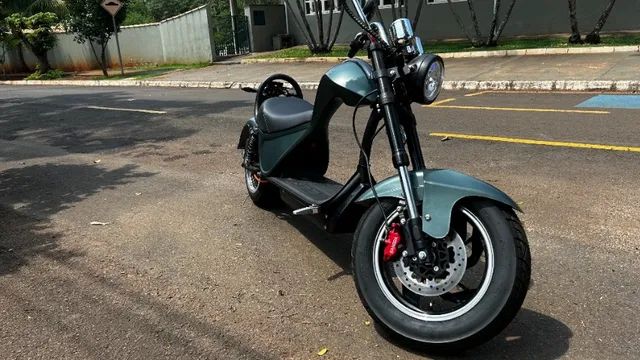 Moto Eletrica Scooter Estilo Custom Retro 3000w