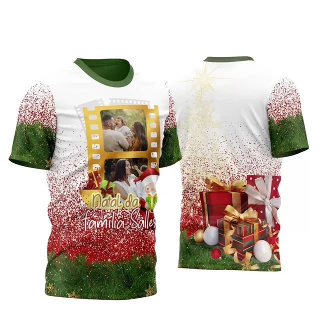 Camiseta ho ho ho feliz natal