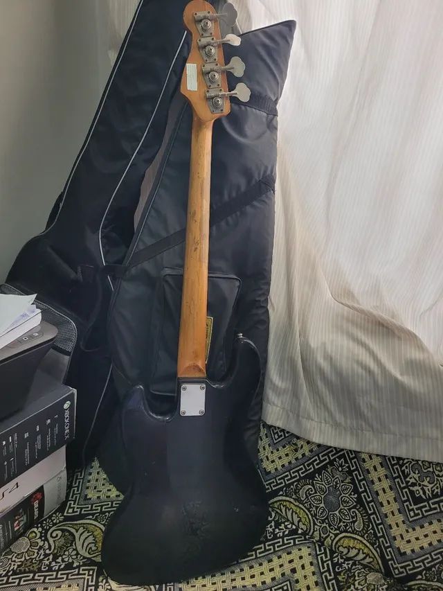 Contra baixo Eagle 4 cordas passivo Jazz Bass - Foto 5